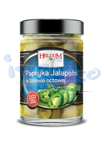 Papryka jalapeno w zalewie octowej 3100ml krążki Helcom *kart=6szt.