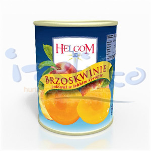 Brzoskwinie w syropie 2650ml Helcom